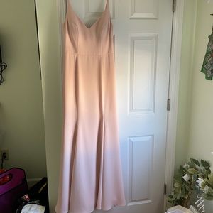 Hailey Paige Pink bridesmaid Gown